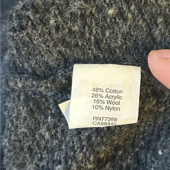 J. Crew Heather Gray Cowl Neck Sweatshirt - Picture 3 of 3